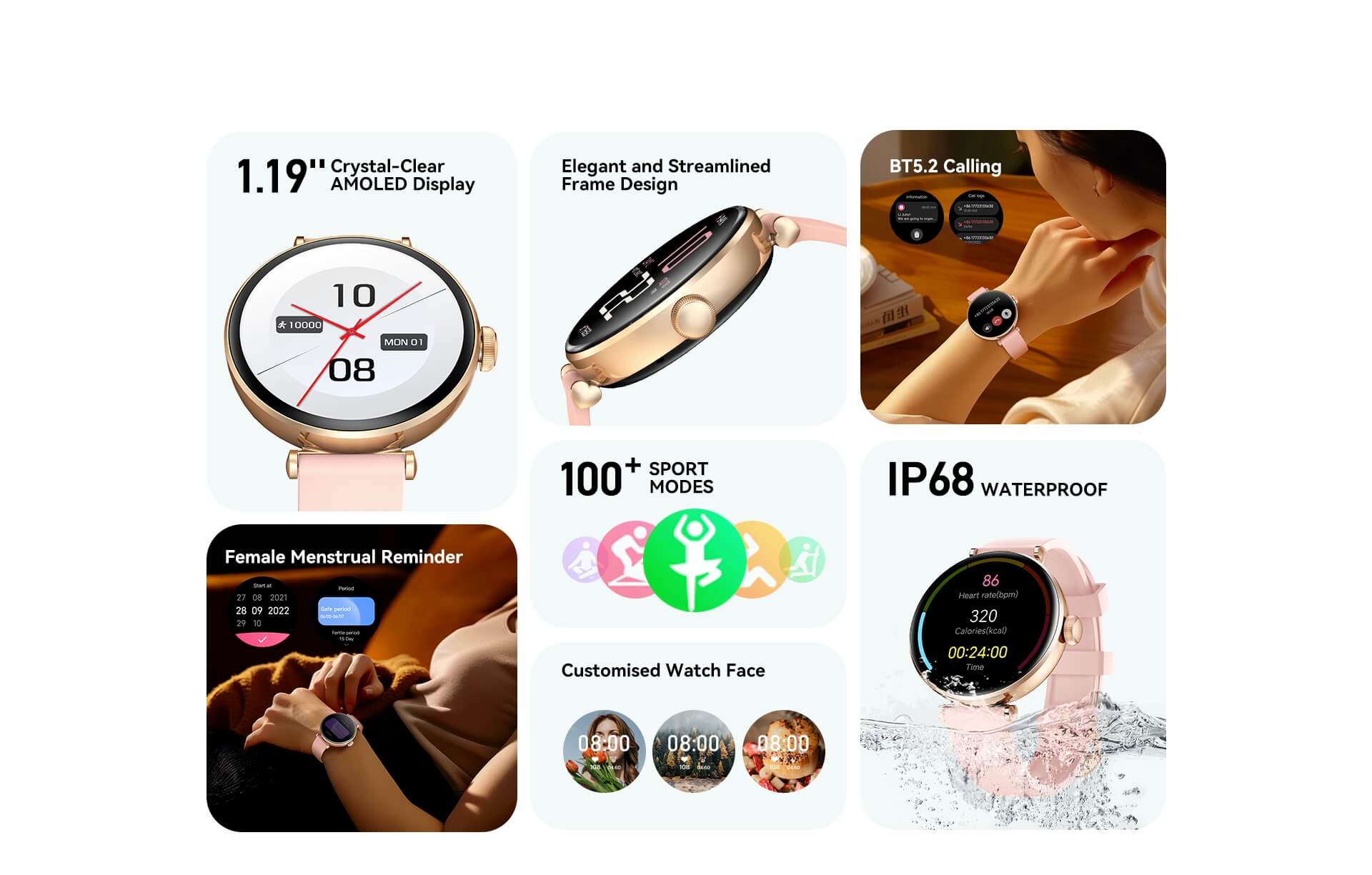 Kieslect Lady Calling Smartwatch Pure